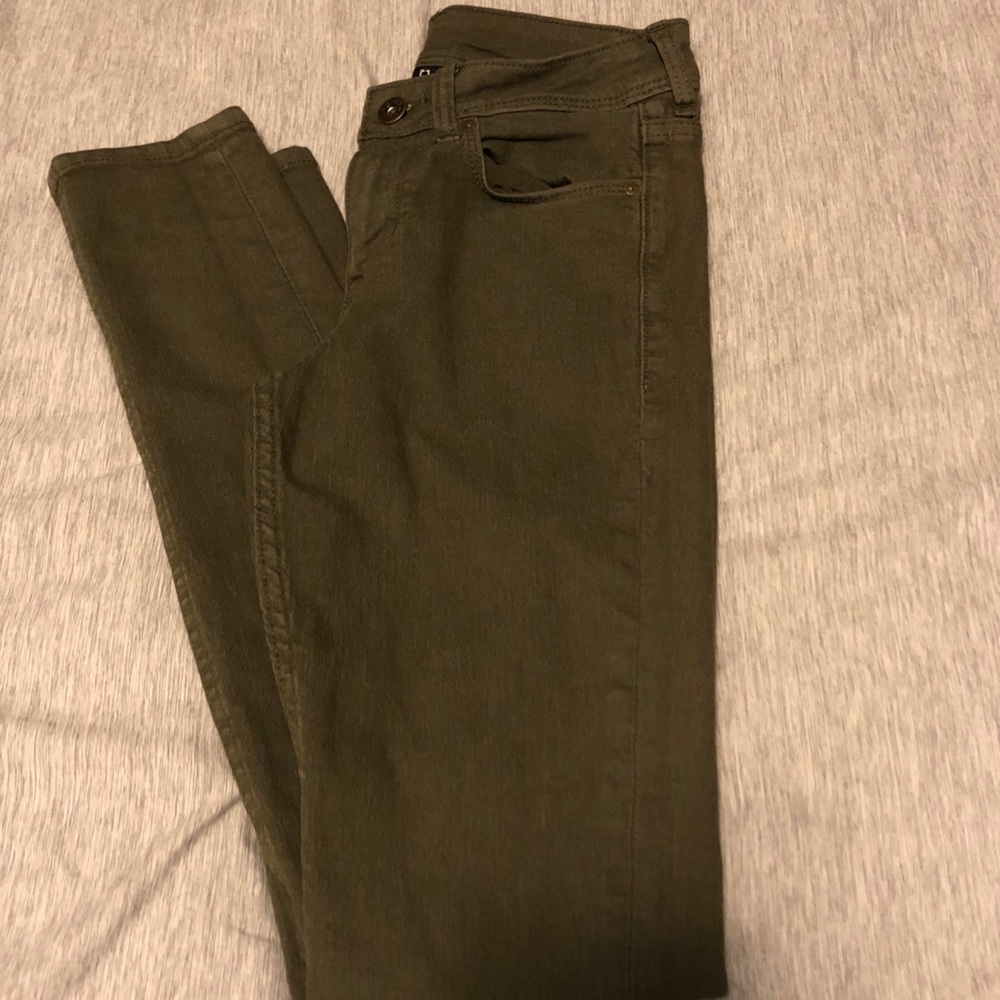 Green Skinny Jeans